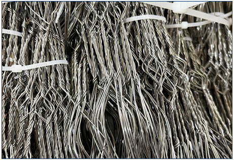 MZP Düşük Görünürlük Tel Engelli 0.5-0.9mm Tank Savunma Ağı 3