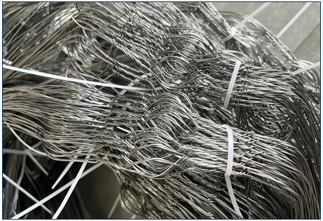 MZP Düşük Görünürlük Tel Engelli 0.5-0.9mm Tank Savunma Ağı 4