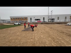 Tank bariyeri ağının 2 kat hızla açıldığını izleyin.