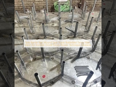 Tank Bariyer Ağı Yaralanma Tank İzleri Savaş Alanı Görünmez Drone Çit Dokuma Tekniği Engelli