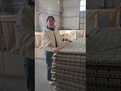 Savunma Bariyeri Koruma Duvarı İçin Jeotekstil Astarlı, Kum Dolgulu, Galvanizli Kaynaklı Gabion