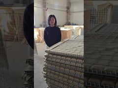 Savunma Sığınağı Bariyerleri/Nehir Koruma Bariyerleri Yeşil/Kum Geotekstil ile