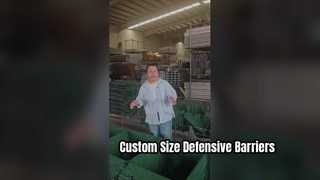Savunma Bariyeri Özelleştirilmiş Ürün Boyutu Ekranı
