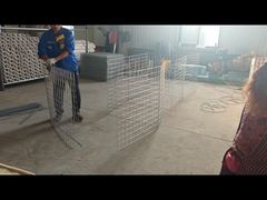 Savunma Bariyeri için Galvanizli Çevre Kaynaklı Gabion