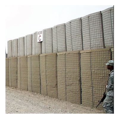 Galvanize Mil3 Kum Duvarı Bariyer Sel için Patlama Duvarı Mil6 Gabion Kaynaklı Savunma Bariyerleri