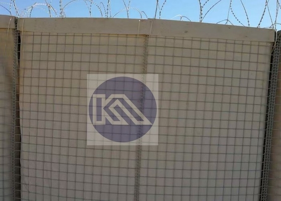 Ağır Çinko Kaplı Kumaş Dörtlü Gabyon Sepeti Savunma Engelli Koruma Kaleleri ve Patlama Dayanıklı Duvarlar için Kullanımı