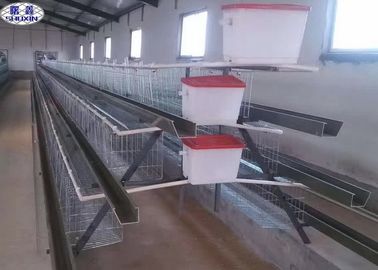 Tavuk Çiftliği PVOC Sertifikası için Galvanizli Tel Örgü Tavuk Yumurta Kafesi