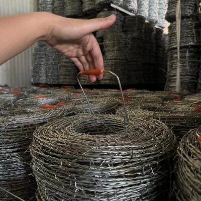 Stainless Steel Barbed Galvanized Good Price  Razor Barbed Wire 500 Meter Length Barbed Wire Fence