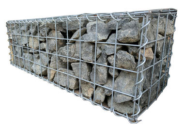Kaya İstinat Duvarı İçin 3mm Ağır Hizmetli Galfan Kafesi Kaynaklı Hasır Gabionları