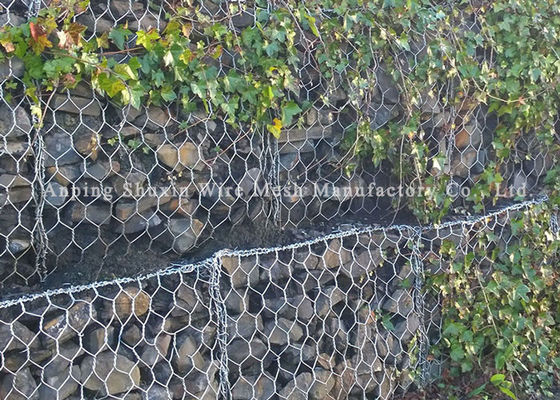 River Rock 4mm Demir Tel Esnek Gabion Duvar Kafesleri