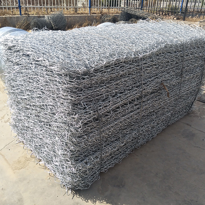 Pvc Kaplı Galvanizli Gabion Sepetleri Bahçe Demir Hasır 2*1*1m