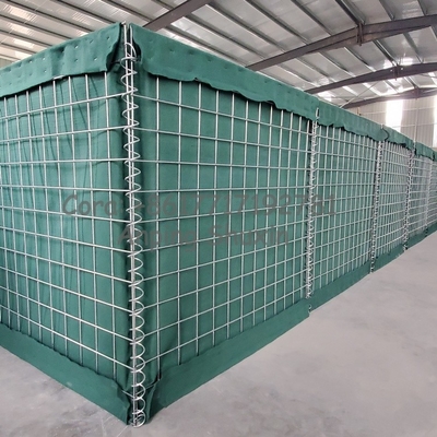 Güvenlik Çelik Koruma Ağı Gabion Kutusu Savunma Engelli Galvanize Gabion Kum Doldurma Duvarı