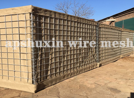 4.00mm 5.0mm Kaynaklı Tel Gabion Mesh Tabya Bariyeri Büyük Uzama