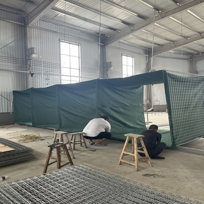 Fabrika Tedarikleri Yeşil Savunma Bariyeri Toptan kaynak Tel örgüsü Kum Bariyeri Duvar Bastion