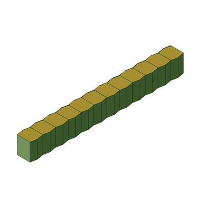Anti pas sel kontrol kaynaklı Hesco Barrier Gabion Kutusu Defensive Barrier Destek Duvarı için