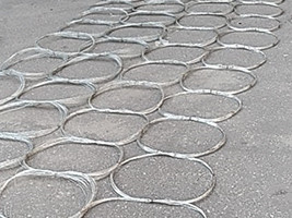 Gizli Savunma Çit Tank İzleri Yara Güvenlik Ağı Sınır Ağı Putanka Rusya