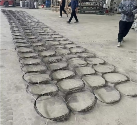 Galvanizli Tank Karşıtı Tel Ağı Engelli Çit Düşük görünürlüklü Tel Ağı Görünmez Engelleme Çit