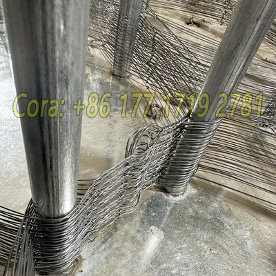 Galvanizli Tank Karşıtı Tel Ağı Engelli Çit Düşük görünürlüklü Tel Ağı Görünmez Engelleme Çit