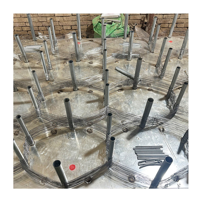 Galvanizli Çelik Tank Bariyeri Ağ Yara Tank İzleri Plain Weave Wire Mesh Custom Carbon Steel Rusya
