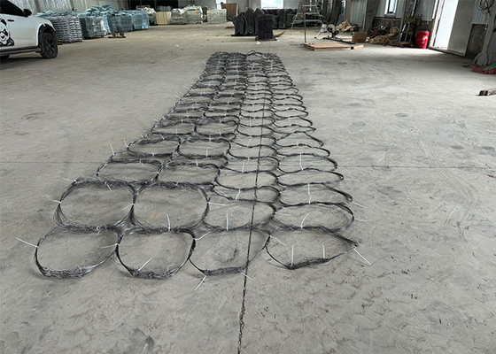 Savaş Alanı Savunma Galvanizli Tanksavar Palet Sarma Tel Örgü
