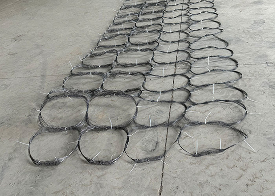 Galvanizli Zırhlı Araç Tuzak Ağı Tank Bariyer Baraj Tel Örgüsü