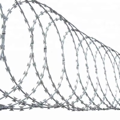 BTO-22 Razor Wire For Explosion Proof Mesh Gabion Containers Anti Impact Hot Dipped Galvanized Defensive Barriers (Patlamaya Karşı Güçlü Ağı)