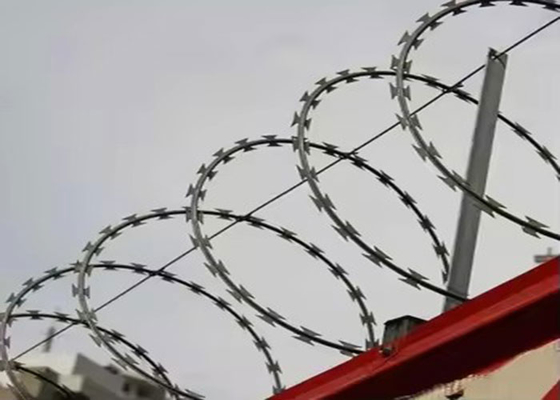 Mükemmel Concertina Jiletli Tel Güvenlik Dağıtım Bariyeri