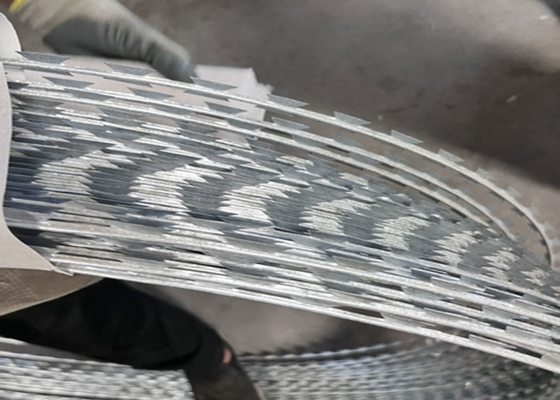 Spiral Düz Hattı ve Çapraz Tipi Okuma Dikenli Tel BTO-12