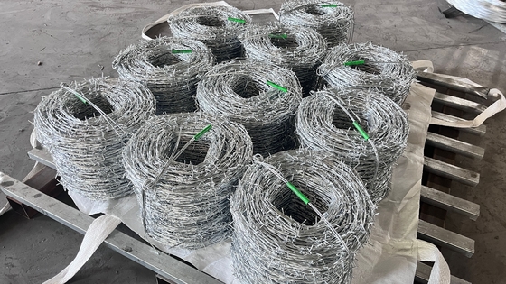 KN Sıcak Satış Çitlik Dikenli Tel Elektrikli Galvanizli Dikenli Tel