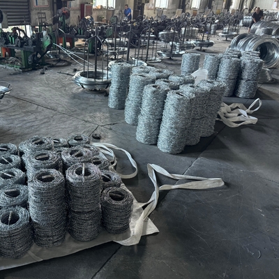 1.6mm 500m 25kg/Roll Galvanizli Dikenli Tel Sıcak Daldırılmış