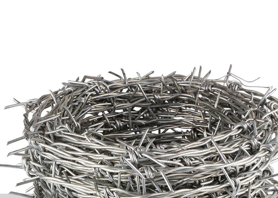 1.8mm Çift Dalga Geleneksel Dönüşme Sıcak Battırılmış Galvanizli Çelik Dikenli Tel Bobinleri