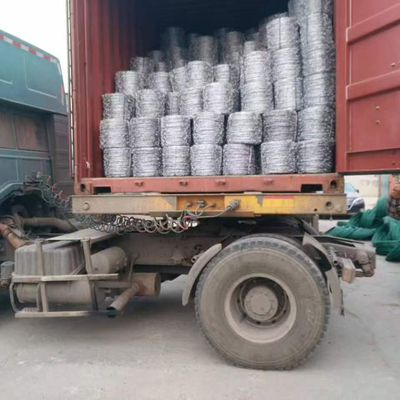 Çiftlik Koruma Çitleri için Sıcak Daldırılmış Galvanizli Güvenlik Çıplak Tel Ağı
