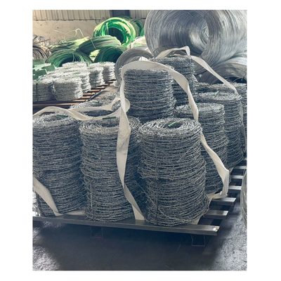 Yüksek Kaliteli Galvanize Dikenli Tel Güvenlik Çit 500 Metre Dikenli Tel Fiyatlar