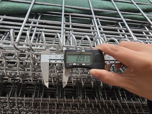 Ağır Galvanizli Kaplı Tel Ağı Gabion Bastionlar Savunma Engelli Sistemi