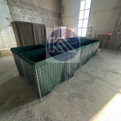 Askerlik Savunma Hesco Barrier Ayakkabı Ev için Sıcak Battırılmış Galvanize Finish