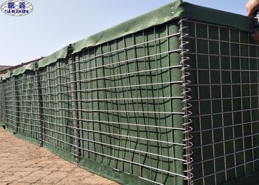 Mil 3 4mm 75cmx75cm Hesco Sepeler Askeri Hesco Engeller ISO Sertifikasyonu