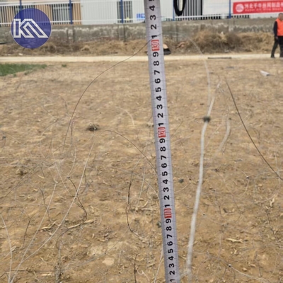 10x10x1.1-1.4M Putanka Ağı için Çelik Düşük Görünürlük Tel Anti Tank Bariyer Ağı