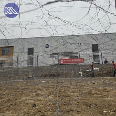 Korrozyona dayanıklı yağ koruma görünmez tel örgüsü düşük görünürlük için tel putanka örgüsü Ukrayna'da