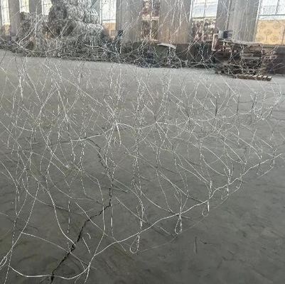 0.8mm Kalınlık Düşük Görünürlük Gizli Metal Sarmalama Ağı