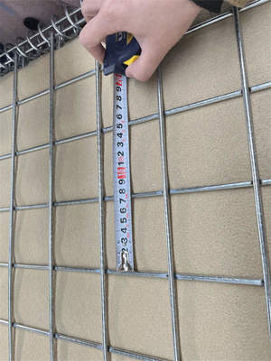 3''x3'' Heavy Duty Defensive Barrier Wall 2.21x1.52x30m Galvanized Steel