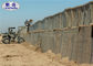 Savunma için Galvanizli Hasır 4mm Hesco Bastion Duvar