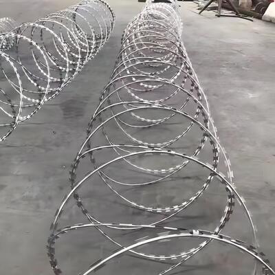 China Stainless Steel Razor Wire Prices Concertina Razor Blade Barbed Wire Galvanized Razor Barbed Wire