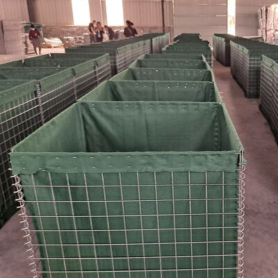 50mmx50mm Wire Mesh Heavy Duty Defensive Barrier Safety Barrier Sand Wall For Protect Fence