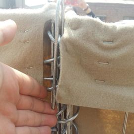 5mm Tel Savunma Bariyeri 20 Hücre 1*1*1M 1*1*5M Esneklik Siyah Kaynaklı Ağ Kalkan Koruyucusu