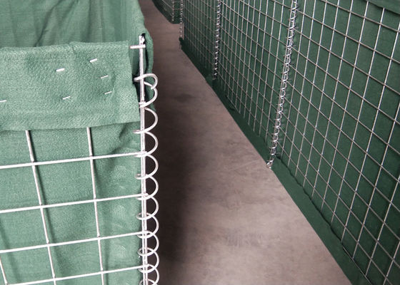 Savunma Hesco Barrier Gabion Savunma için Askeri ve Sel Kontrolü Çözümü