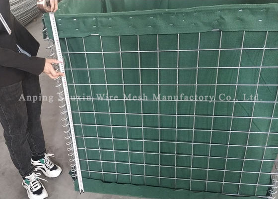 4.0 MM Askeri Savunma Hesco Engeller Arap Metal Çitler için Savunma Bastion Engeller