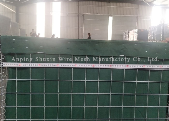 Galvanizli kaynaklı örgü koruyucu bariyer sel koruma patlama kanıtı kafes