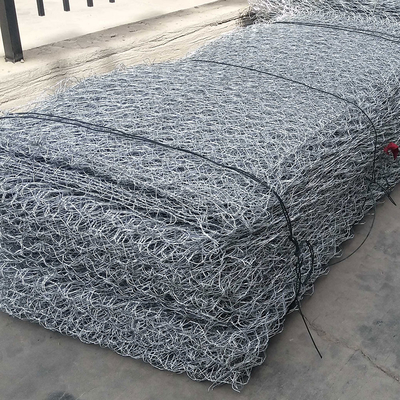 Demir Hasır 2.0mm Altıgen Gabion Sepet Galvanizli / Pvc Kaplı Duvar Reno Şilte