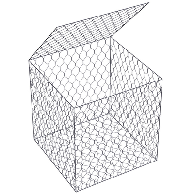 Gabion Sepetleri Kullanan Galvanizli Hasır İstinat Duvarı 2.7mm Nehir Koruması