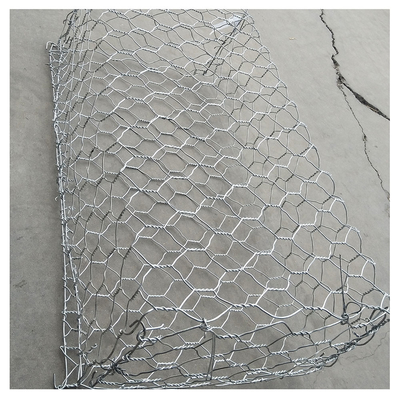 2x1x1m Eğim Korumalı Dokuma Gabionlar Galvanizli
